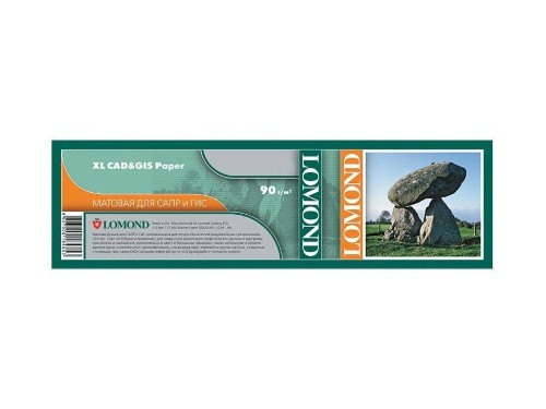 Бумага LOMOND для САПР и ГИС, матовая 610мм х 45м 90 г/м2 втулка 2"/50,8мм Бумага LOMOND для САПР и ГИС, матовая 610мм х 45м 90 г/м2 втулка 2"/50,8мм