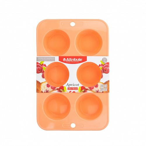 Форма для маффинов APRICOT 6шт ABS309 