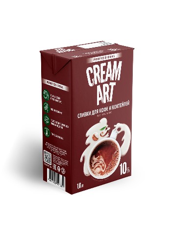 Питьевые сливки для кофе и коктейлей CREAMART 10%