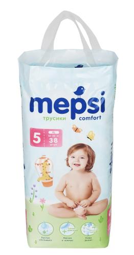 Подгузники -трусики для детей MEPSI XL (12-22 кг) 38 шт/уп