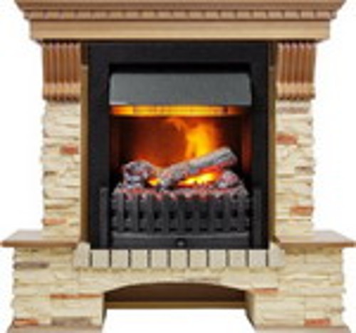 Камин Dimplex Pierre Luxe с очагом Danville Delux Black сланец (дуб) 1364879155