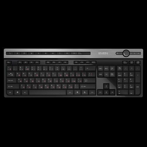 Беспроводная клавиатура SVEN KB-E5500W (2,4 GHz, 115кл.) Sven SV-021931 Беспроводная клавиатура SVEN KB-E5500W (2,4 GHz, 115кл.) Sven SV-021931