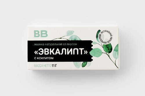 Жвачка натуральная со вкусом "Эвкалипт"