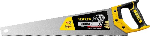 STAYER Cobra 7, 500 мм, универсальная ножовка, Professional (1510-50)