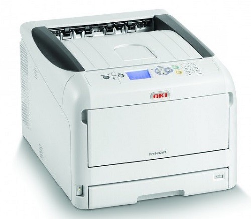 Цветной лазерный принтер OKI Pro8432WT с белым тонером 46550721