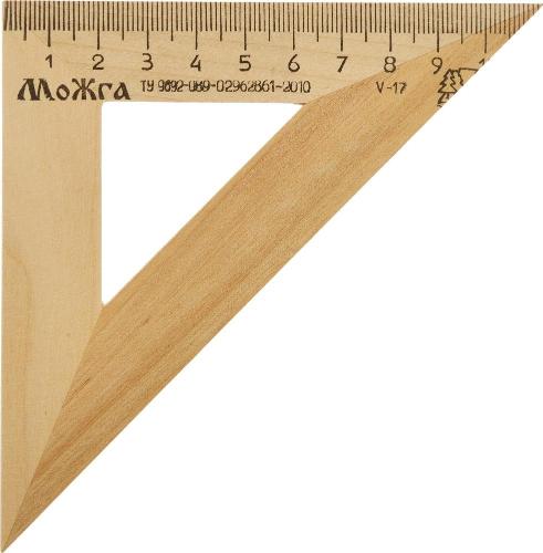 Треугольник деревянный 11см, угол 45 град усов, Можга С-138