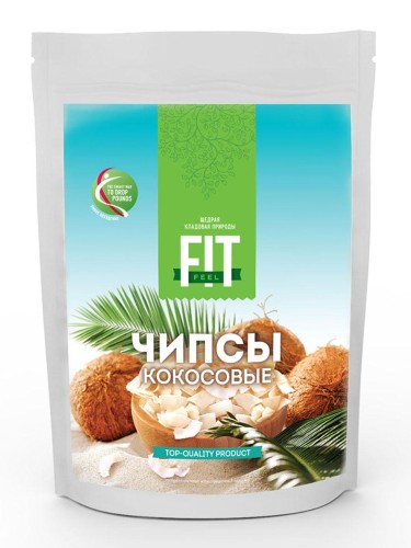 Чипсы Fit Feel кокосовые, 40г