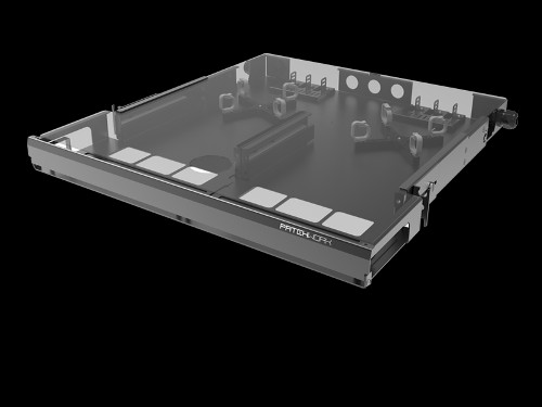 FT - Универсальная патч-панель 1U с фронтальным органайзером, выдвижная, черная Patchwork FT - Универсальная патч-панель 1U с фронтальным органайзером, выдвижная, черная (11110002(