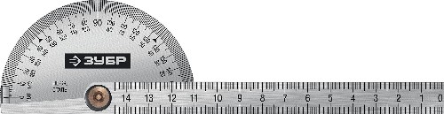 ЗУБР 145 мм, нерж. сталь, транспортир, Профессионал (34292)