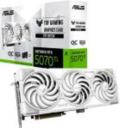 Видеокарта Asus GeForce RTX 5070 Ti TUF Gaming BTF White OC 16Gb (TUF-RTX5070TI-O16G-BTF-WHITE)
