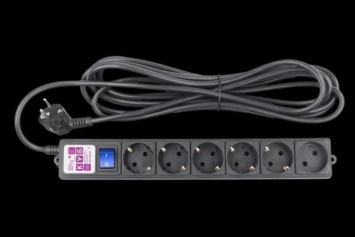 Фильтр-удлинитель Power Cube 5.0 м 6 розеток, SPG6-B2