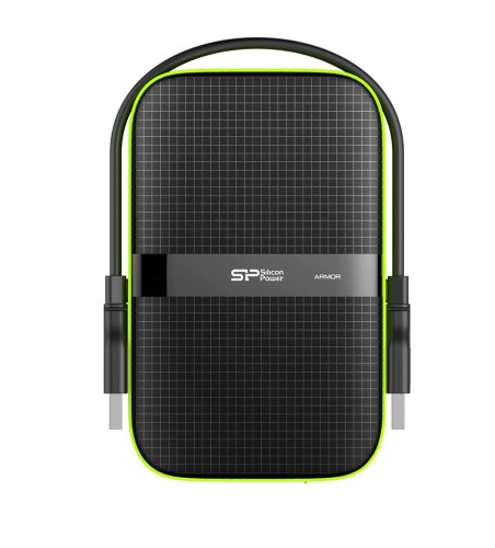 Портативный HDD Silicon Power Armor A60 2 TB USB 3.2, черный, пластик