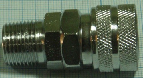 Пневмофитинг стальной БРС SM 30 (R3/8") "Мама" + наружная резьба