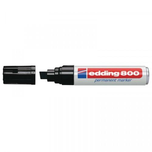 Перманентный маркер Edding E-800/1 черный (толщина линии 4-12 мм), 539364 Перманентный маркер Edding E-800/1 черный (толщина линии 4-12 мм), 539364