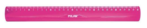 Линейка 30 см Milan, гибкая, розовая, 353801P, европодвес