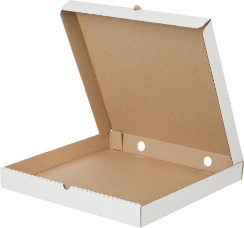 Короб картонный для пиццы 330х330х40 мм Т-11 белый 'Е' 50 шт/уп
