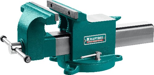 KRAFTOOL STEEL, 200 мм, стальные слесарные тиски (32701-200)