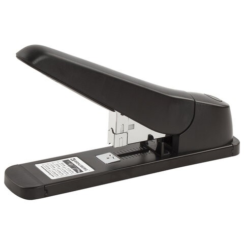 Мощный степлер для бумаги BRAUBERG &quot;Heavy duty MX&quot;, до 80 листов, черный, №24/6-23/13