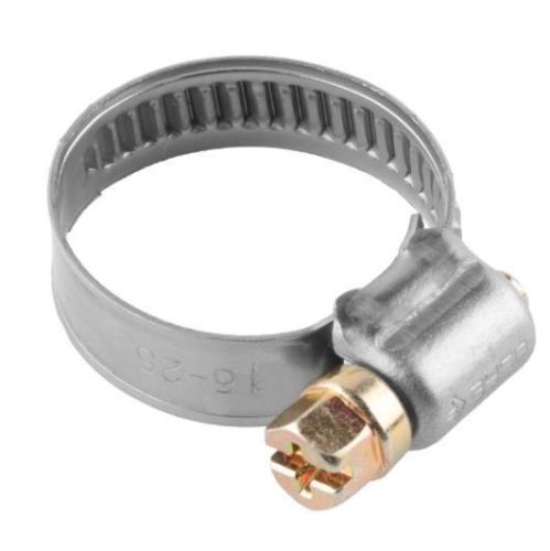 Хомуты 8-мм червячные нержавеющие b=9мм, 200шт, ЗУБР 37820---200 Хомуты 8-мм червячные нержавеющие b=9мм, 200шт, ЗУБР 37820---200