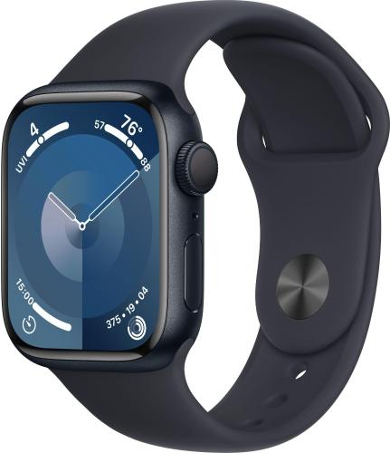 Смарт-часы Apple Watch Series 9 A2978 41мм OLED корп.тем.ночь(MR8X3ZP/A)