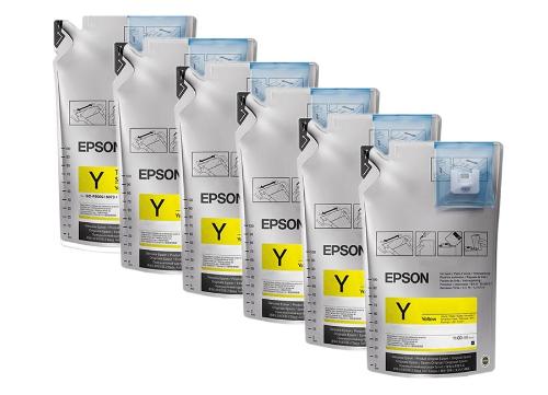 Epson F6300 / F9400, чернила сублимационные Yellow (1100 мл) C13T46D440