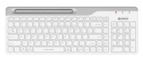 Клавиатура A4Tech Fstyler (FBK25 WHITE) белый/серый USB беспроводн/BT/Radio