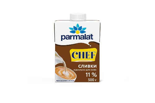 Сливки Parmalat ультрапастеризованные 11% 500 г