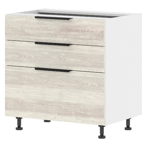 Шкаф напольный с ящиками ALVALINE CORSICA MOB 8082.2, сосна эдмонт/белый, 800х560х820 мм