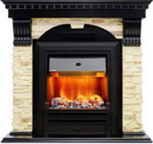 Камин Dimplex Dublin арочный сланец с очагом Brookline Black (венге) 1164879239