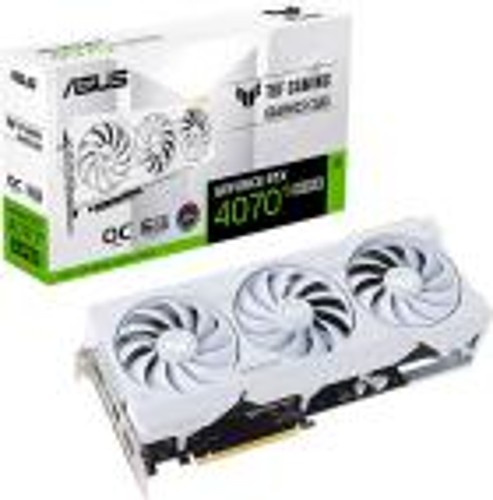 Видеокарта Asus Force RTX 4070 Ti Super 16Gb OC White (TUF-RTX4070TIS-O16G-WHITE-GAMING)