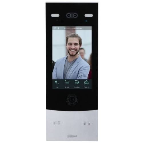 DAHUA DHI-VTO7521G-S2 Вызывная панель с разрешением камеры 2мп и CMOS сенсором, экран 8&quot;, IP66, IK07, доступ: пароль, карта