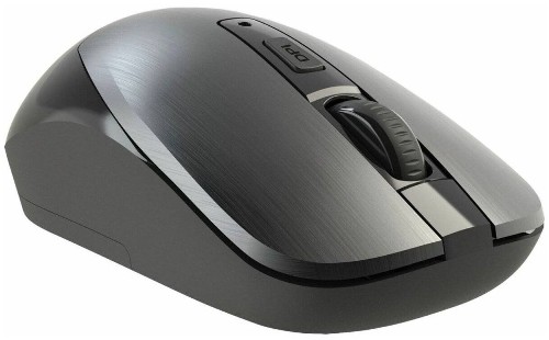 Defender Мышь беспроводная оптическая Wave MM-995, USB, симметричная, 800/1200/1600 dpi, серебристый.