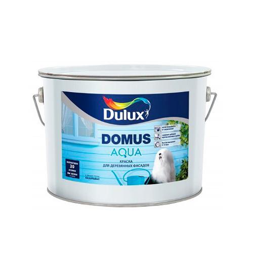 Краска Dulux Domus Aqua для деревянных фасадов полуматовая BW, 2.5л