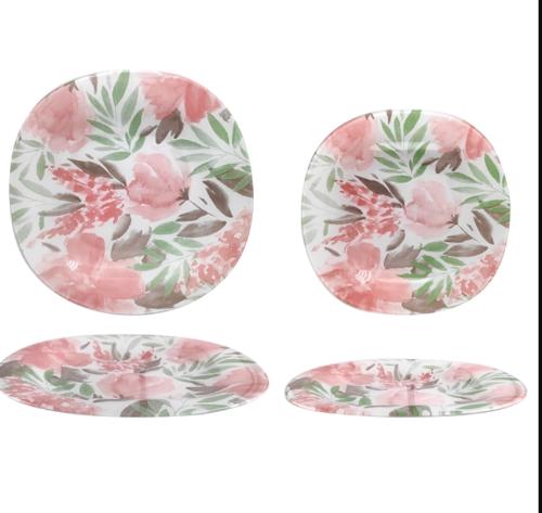 Тарелка десертная 20см FLOWERPAD ROSE V1323