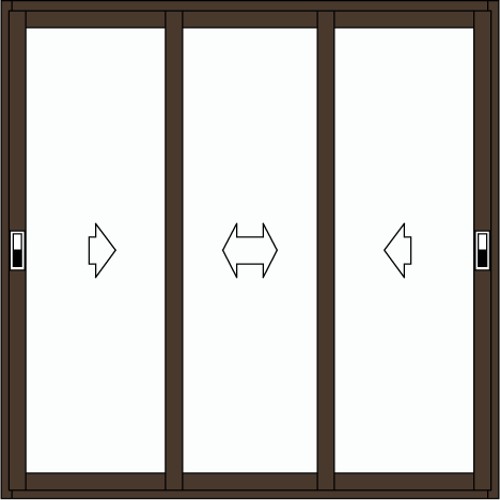 Раздвижное окно ALT100 3/90 1480x1480