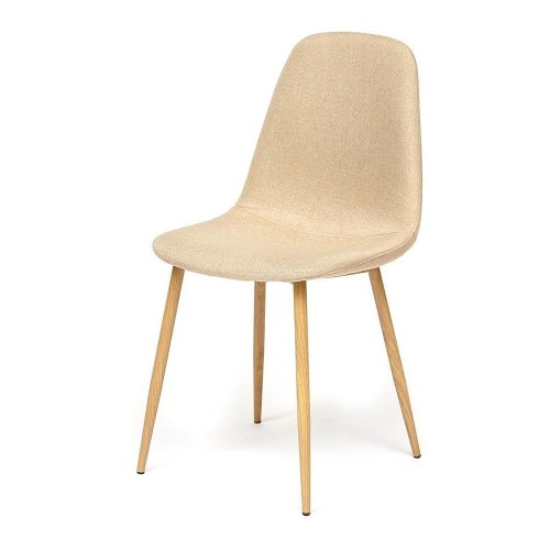 Стул BREEZE, бук/вельвет, бежевый