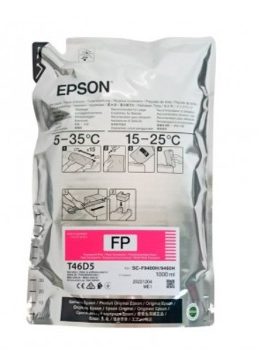 Epson F9400, чернила сублимационные Fluorescent Pink (1000 мл) C13T46D540