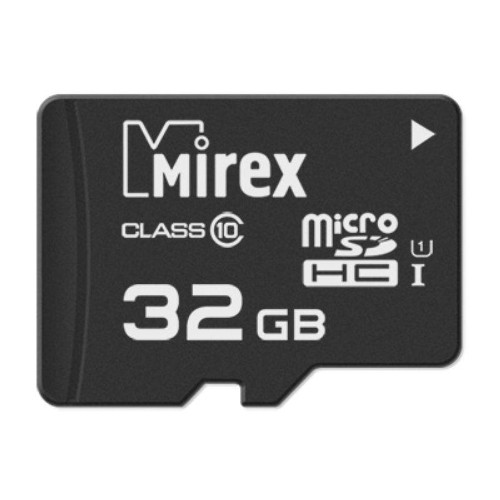 Карта памяти Mirex microSDHC 32Gb (UHS-I, U1, class 10) (13612-MCSUHS32)