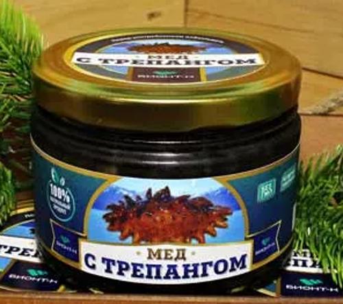 Мёд с трепангом банка 500 гр