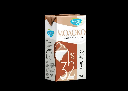 Молоко для капучино “Чудское озеро” 3,2%, 1 литр