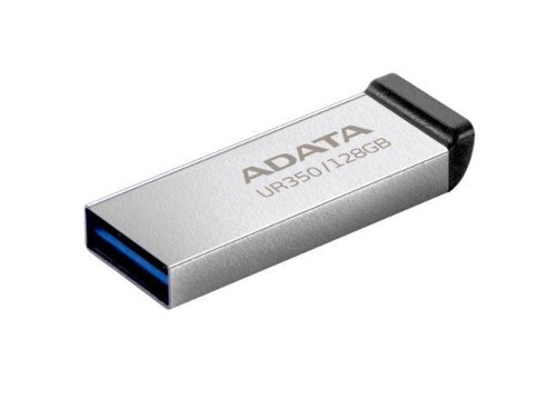 Флеш накопитель 128GB A-DATA UR350, USB 3.2, металл/черный