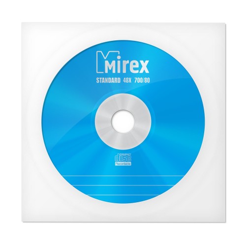 Носители информации CD-R, 48x, Mirex Standard, конверт/1, UL120051A8C