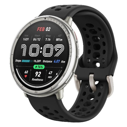 Смарт-часы Amazfit Active 2R A2437, AMOLED, GPS, водонепроницаемость 5 ATM, черный