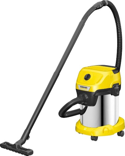 Пылесос Karcher WD 3 S V-17/4/20, желтый, сухая и валжная уборка