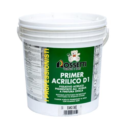 Rossetti Primer acrilico D1 Грунт универсальный, белый, 5 л