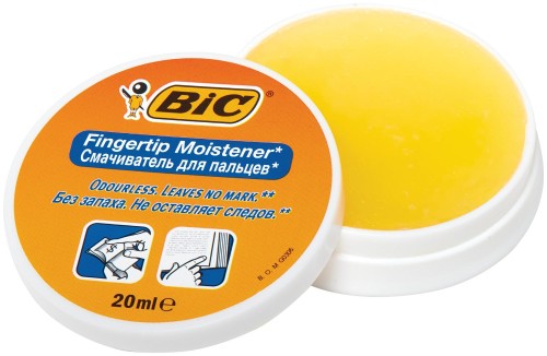 Подушка для смачивания пальцев гелевая BIC 897178 20мл