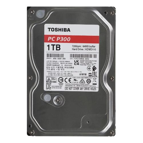 Жесткий диск Toshiba SATA-III 1Tb HDWD110UZSVA P300 (7200rpm) 64Mb3.5