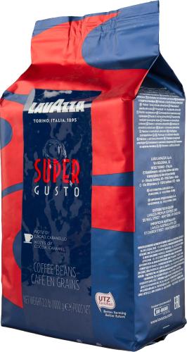Кофе Lavazza Super Gusto UTZ в зернах, 1кг