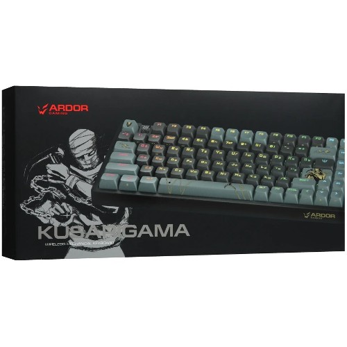 Клавиатура проводная + беспроводная ARDOR GAMING Kusarigama [AG-ZD-83GT-HS-B]