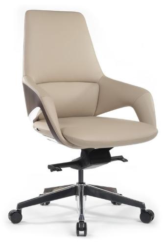Кресло Riva Design Aura-M FK005-В Светло-бежевый (3A ND 9720) натуральная кожа 68*68*103-109